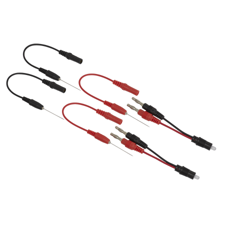 Sealey NLTS01 6pc Noid Light Test lead Set