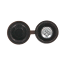 Sealey NPBK50 Black Numberplate Screw with Flip Cap 4.2 x 19mm - Pack of 50