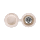 Sealey NPW50 White Numberplate Screw with Flip Cap 4.2 x 19mm - Pack of 50