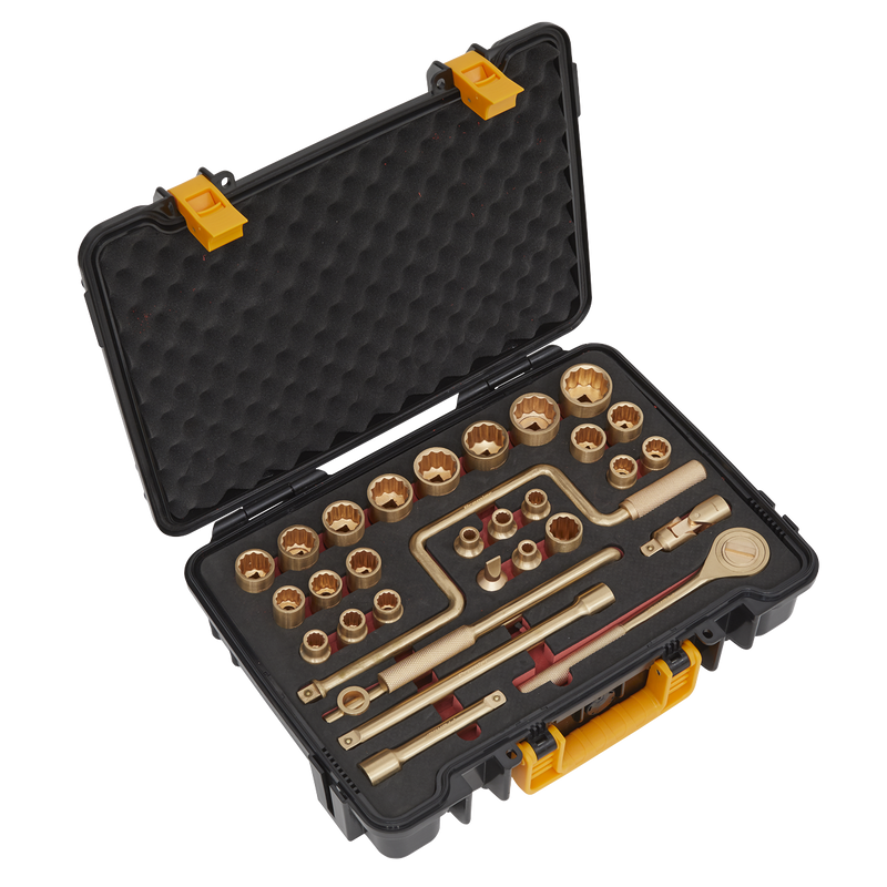 Sealey NS039 31pc 1/2"Sq Drive Socket Set - Non-Sparking