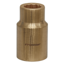 Sealey NS045 12mm 1/2"Sq Drive WallDrive¬¨¬Æ Socket - Non-Sparking
