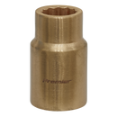Sealey NS046 13mm 1/2"Sq Drive WallDrive¬¨¬Æ Socket - Non-Sparking