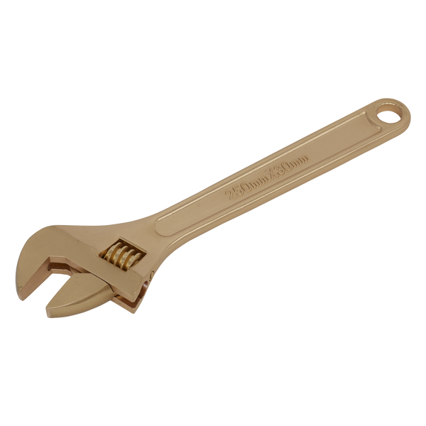 Sealey NS067 250mm Adjustable Wrench - Non-Sparking