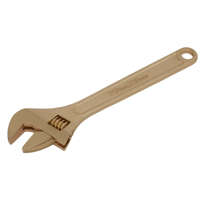 Sealey NS067 250mm Adjustable Wrench - Non-Sparking