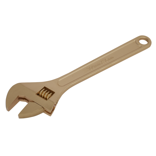 Sealey NS068 300mm Adjustable Wrench - Non-Sparking