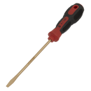 Sealey NS093 4 x 100mm Slotted Screwdriver - Non-Sparking