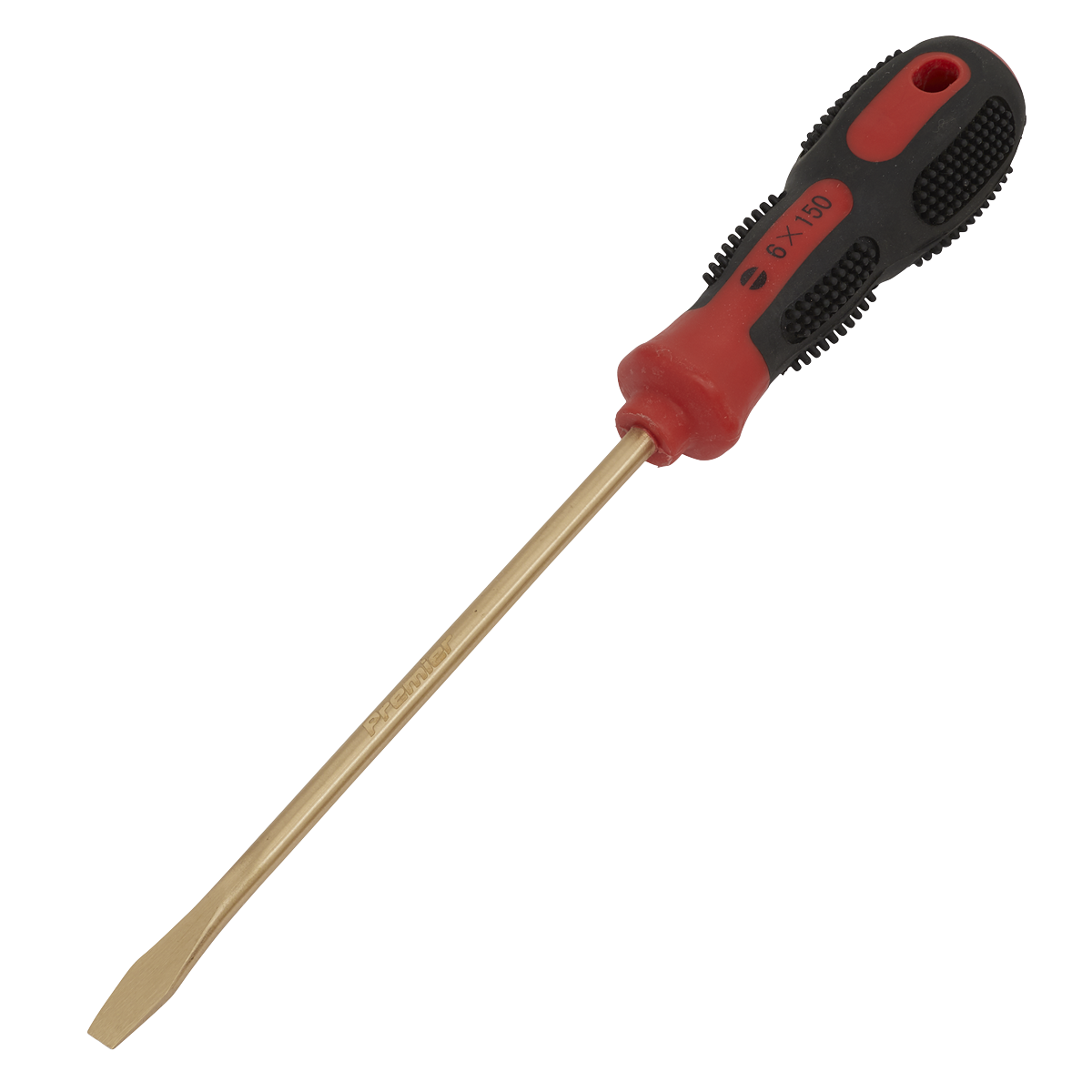 Sealey NS094 6 x 150mm Slotted Screwdriver - Non-Sparking