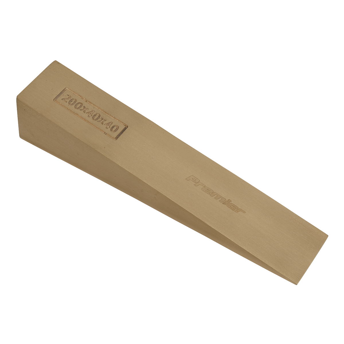 Sealey NS122 200 x 40 x 40mm Wedge - Non-Sparking
