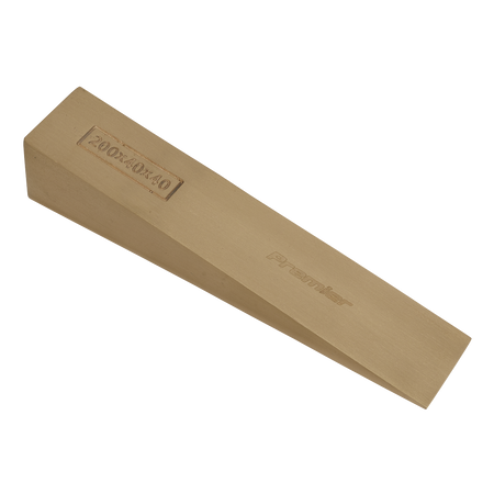 Sealey NS122 200 x 40 x 40mm Wedge - Non-Sparking