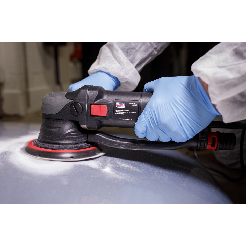 Sealey OS600 150mm Random Orbital Electric Sander 600W