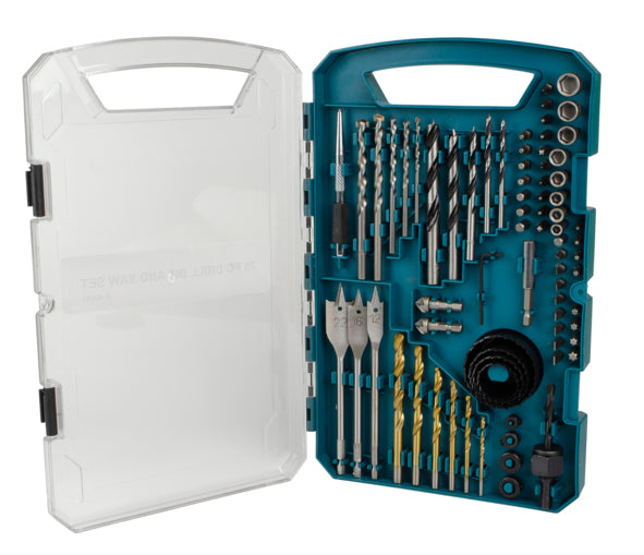 Makita P-90641 75 Piece Drill Bit & Saw Set
