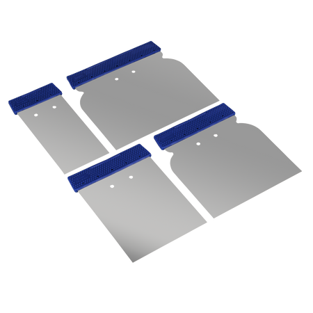 Sealey PA02 4pc Body Filler Applicator Set