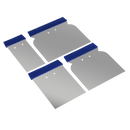 Sealey PA02 4pc Body Filler Applicator Set