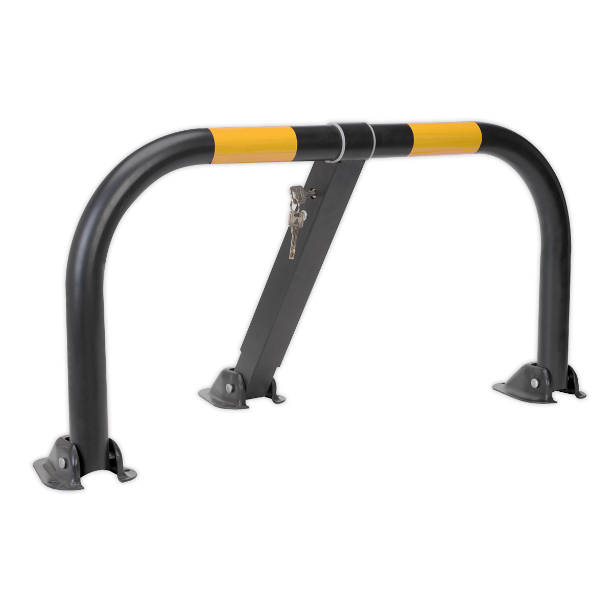 Sealey PB298 3-Legged Parking Barrier with Integral Lock