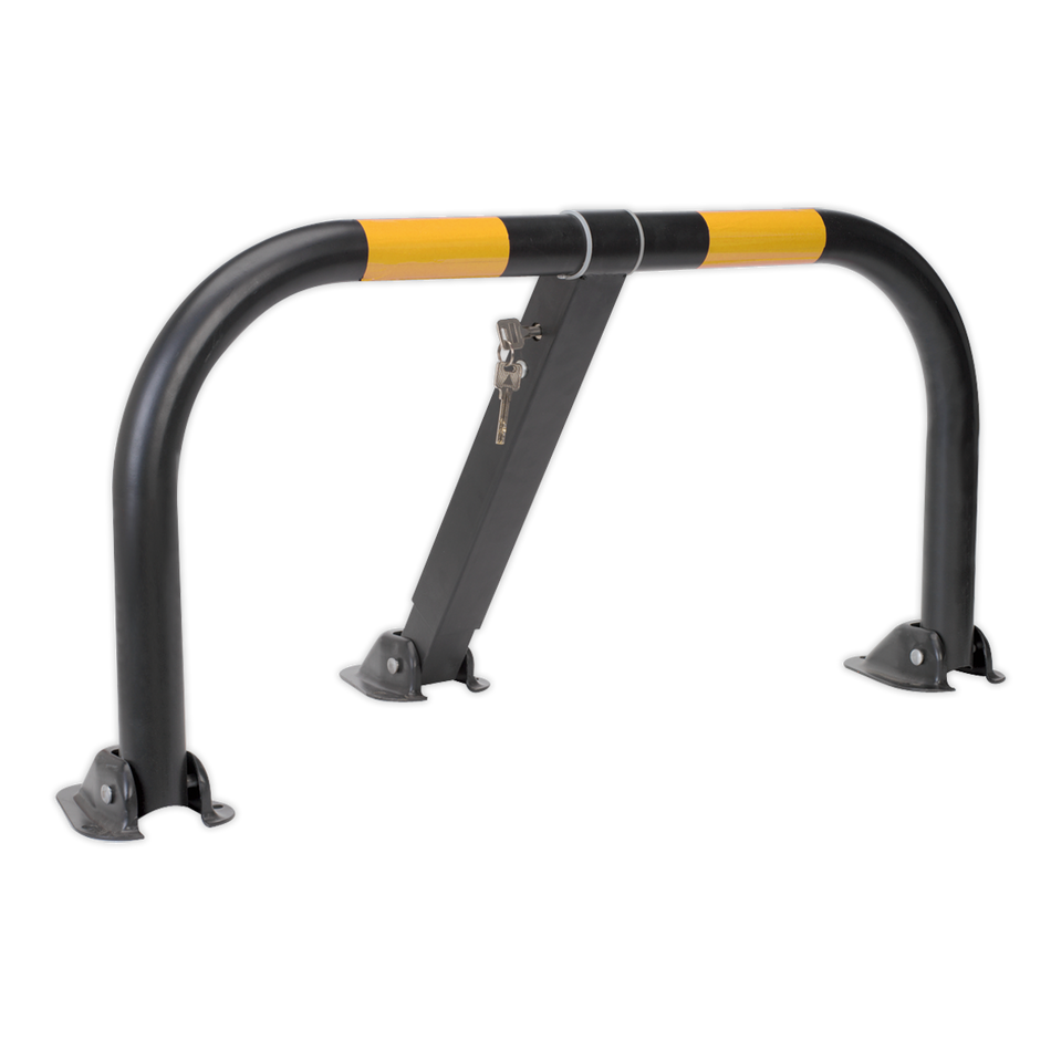 Sealey PB298 3-Legged Parking Barrier with Integral Lock