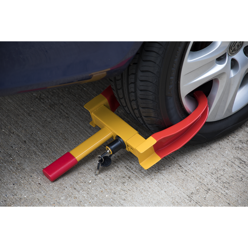 Sealey PB395 Claw Car Wheel Clamp with Lock & Key