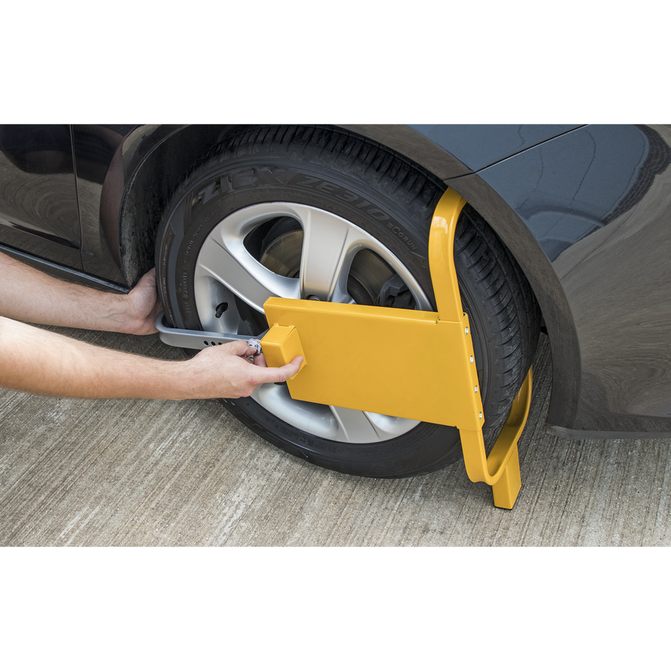 Sealey PB397 Wheel Clamp with Lock & Key