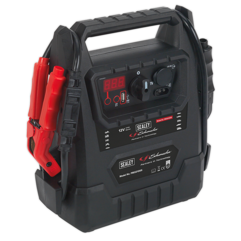 Sealey PBI2212GS Schumacher‚Äö√Ñ√∂‚àö‚Ä†‚àö‚àÇ‚Äö√†√∂‚àö¬∞¬¨¬®¬¨¬Æ‚Äö√†√∂‚àö√∫ 2300A 12V RoadStart‚Äö√Ñ√∂‚àö‚Ä†‚àö‚àÇ‚Äö√†√∂‚àö¬∞¬¨¬®¬¨¬Æ‚Äö√†√∂‚àö√∫ Emergency Jump Starter - DEKRA Approved