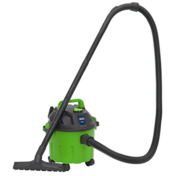 Sealey PC102HV 10L Wet & Dry Vacuum Cleaner 1000W/230V - Hi-Vis Green