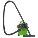Sealey PC102HV 10L Wet & Dry Vacuum Cleaner 1000W/230V - Hi-Vis Green