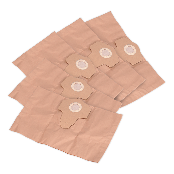 Sealey PC200PB5 Dust Collection Bag for PC200 Series - Pack of 5