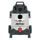 Sealey PC200SD 20L Wet & Dry Industrial Vacuum Cleaner 1250W Stainless Drum