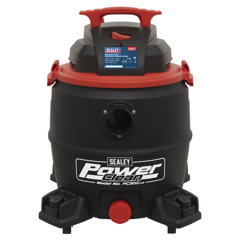 Sealey PC300 30L Wet & Dry Vacuum Cleaner 1100W