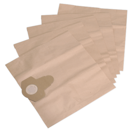 Sealey PC300PB5 Dust Collection Bag for PC300 Series - Pack of 5