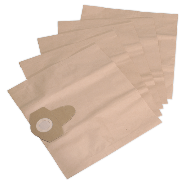 Sealey PC300PB5 Dust Collection Bag for PC300 Series - Pack of 5