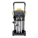 Sealey PC380M110V 38L Dust-Free Wet  Dry Industrial Vacuum Cleaner Stainless Steel Drum M Class Filtration