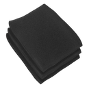 Sealey PC380MFF Foam Filter - Pack of 3