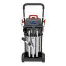 Sealey PC380M 38L Dust-Free Wet  Dry Industrial Vacuum Cleaner Stainless Steel Drum M Class Filtration