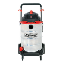 Sealey PC460 60L Wet & Dry Vacuum Cleaner 1600W Stainless Drum