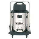 Sealey PC477 77L Wet & Dry Industrial Vacuum Cleaner 2400W Stainless Steel Drum with Swivel Emptying