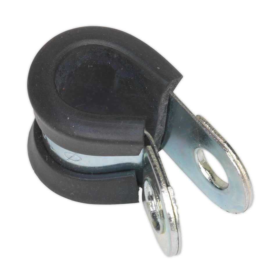 Sealey PCJ10 10mm Rubber Lined P-Clip - Pack of 25