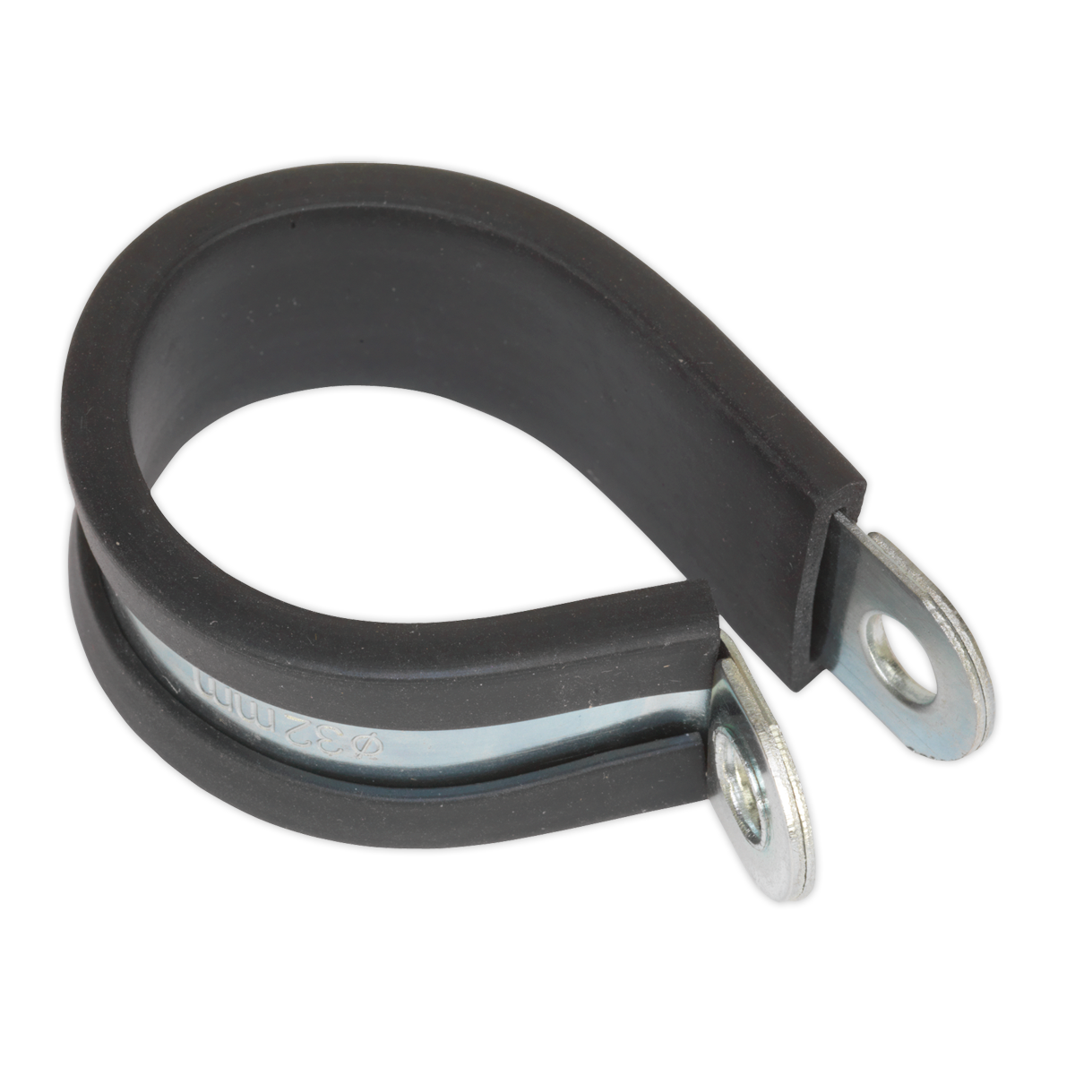 Sealey PCJ32 32mm Rubber Lined P-Clip - Pack of 25