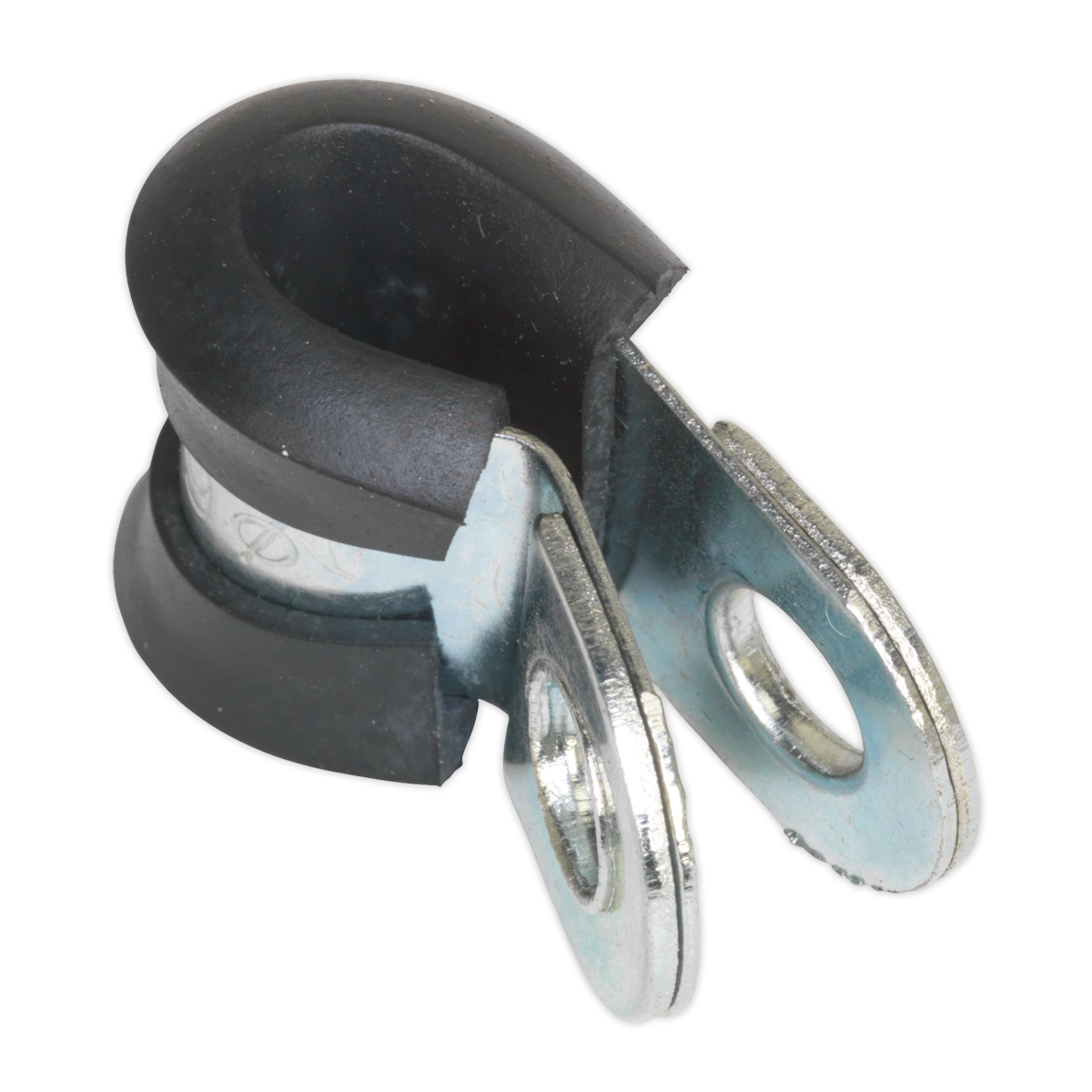 Sealey PCJ6 6mm Rubber Lined P-Clip - Pack of 25