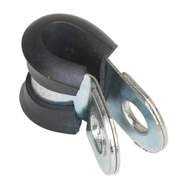 Sealey PCJ6 6mm Rubber Lined P-Clip - Pack of 25