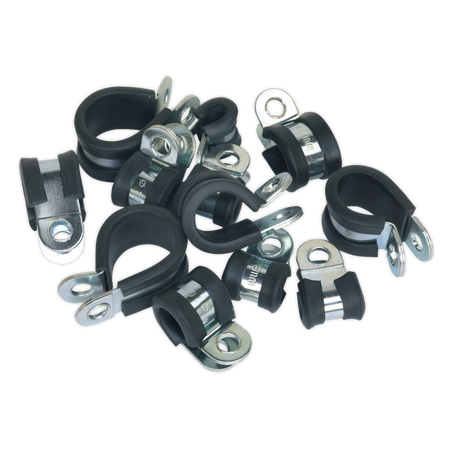 Sealey PCJASS 60pc Rubber Lined P-Clip Assortment