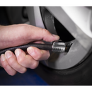 Sealey PCL6A 1/4"BSPF 90 Angled Swivel Tyre Inflator Clip-On Connector