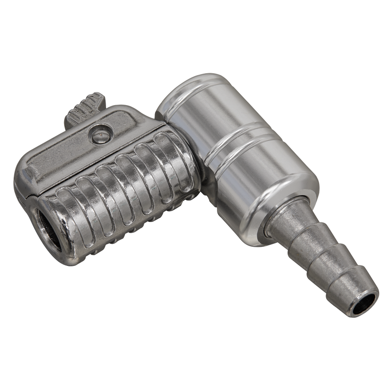 Sealey PCL8A 8mm Bore 90‚Äö√Ñ√∂‚àö‚Ä†‚àö‚àÇ‚Äö√†√∂‚àö¬∞¬¨¬®¬¨¬Æ‚Äö√Ñ√∂‚àö‚Ä†‚àö¬™ Angled Swivel Tyre Inflator Clip-On Connector