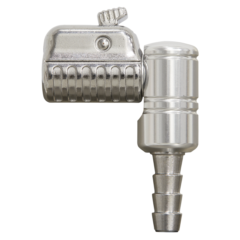 Sealey PCL8A 8mm Bore 90 Angled Swivel Tyre Inflator Clip-On Connector