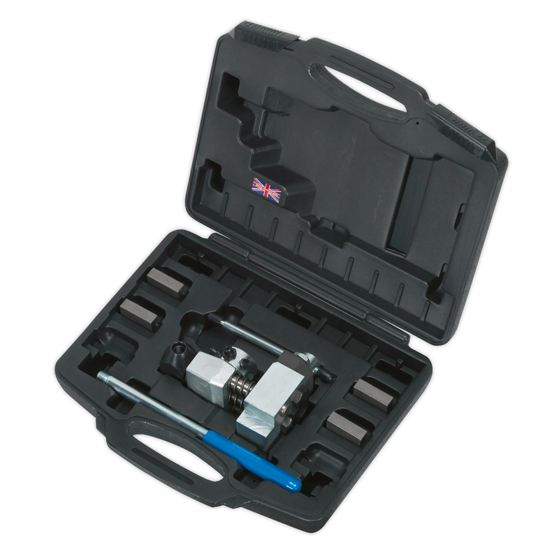 Sealey PFT07 Brake Pipe Flaring Kit - Turret Type