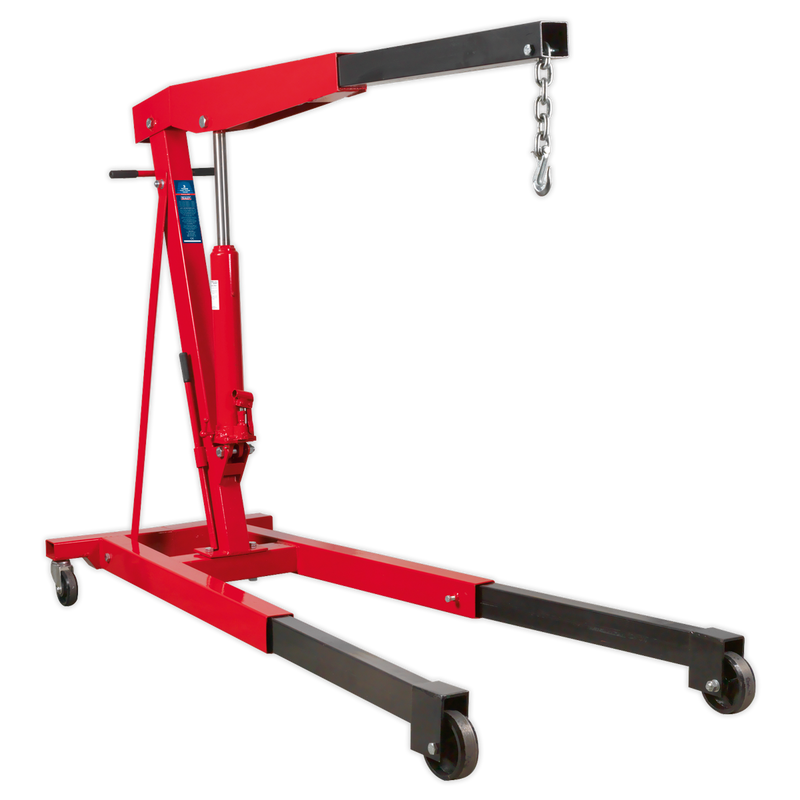 Sealey PH30 3tonne Fixed Frame Engine Crane with Extendable Legs