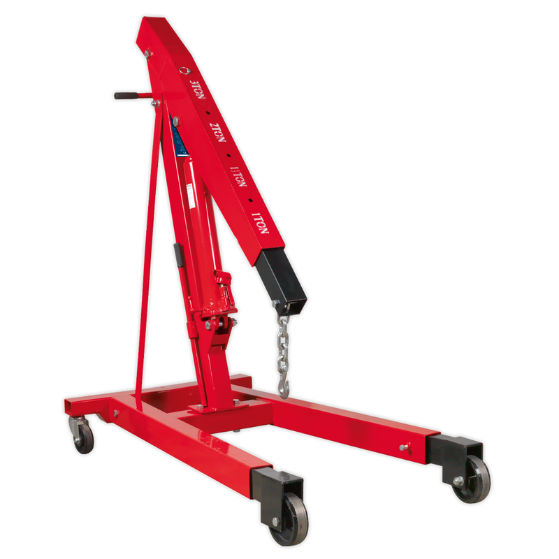 Sealey PH30 3tonne Fixed Frame Engine Crane with Extendable Legs
