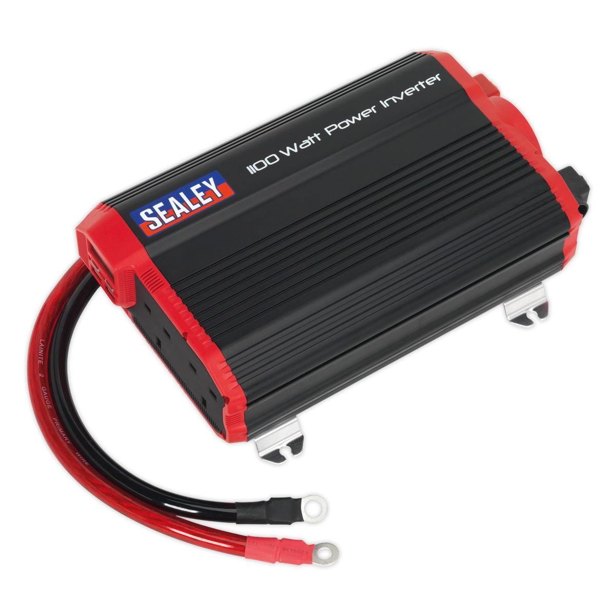 Sealey PI1100 1100W Power Inverter Modified Sine Wave 12V DC - 230V ~ 50Hz