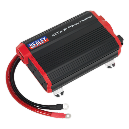 Sealey PI1100 1100W Power Inverter Modified Sine Wave 12V DC - 230V ~ 50Hz