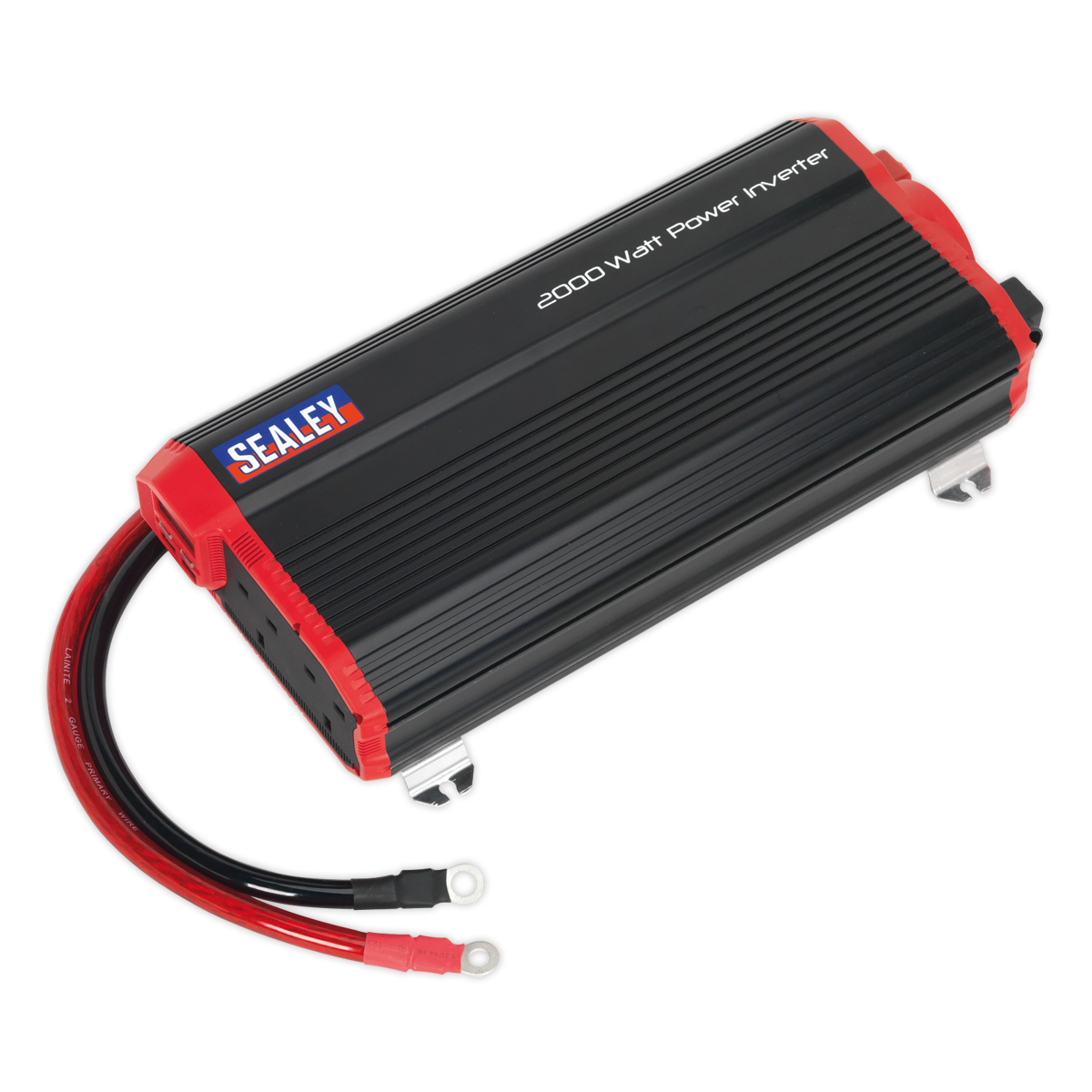 Sealey PI2000 2000W Power Inverter Modified Sine Wave 12V DC - 230V ~ 50Hz