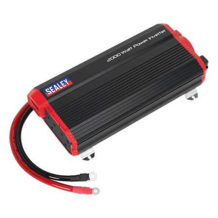 Sealey PI2000 2000W Power Inverter Modified Sine Wave 12V DC - 230V ~ 50Hz