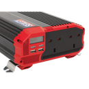 Sealey PI2000 2000W Power Inverter Modified Sine Wave 12V DC - 230V ~ 50Hz